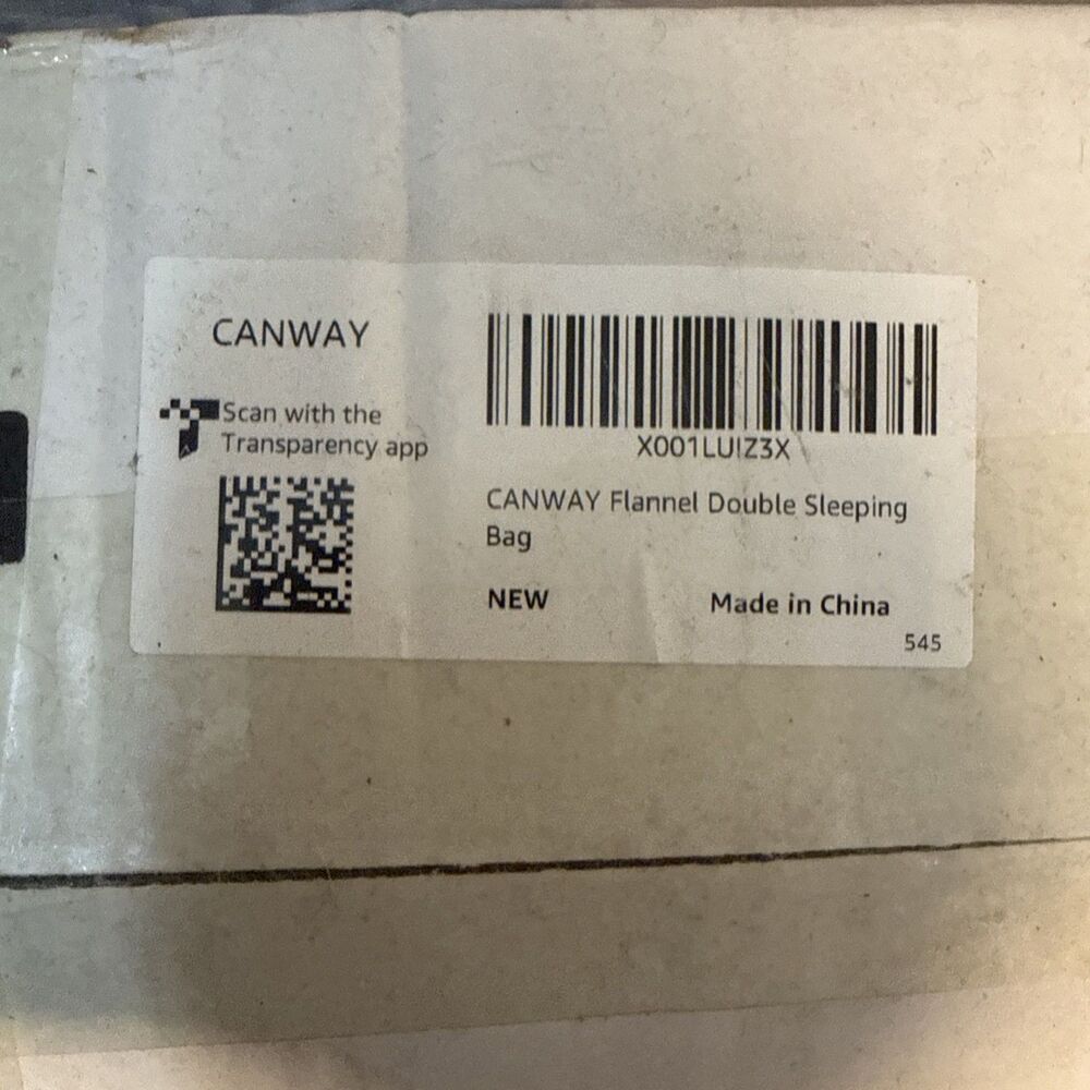 CANWAY Flannel Double Sleeping Bag 2 Person XXL 4-in-1 Camping Hiking NEW - Picture 2 of 11